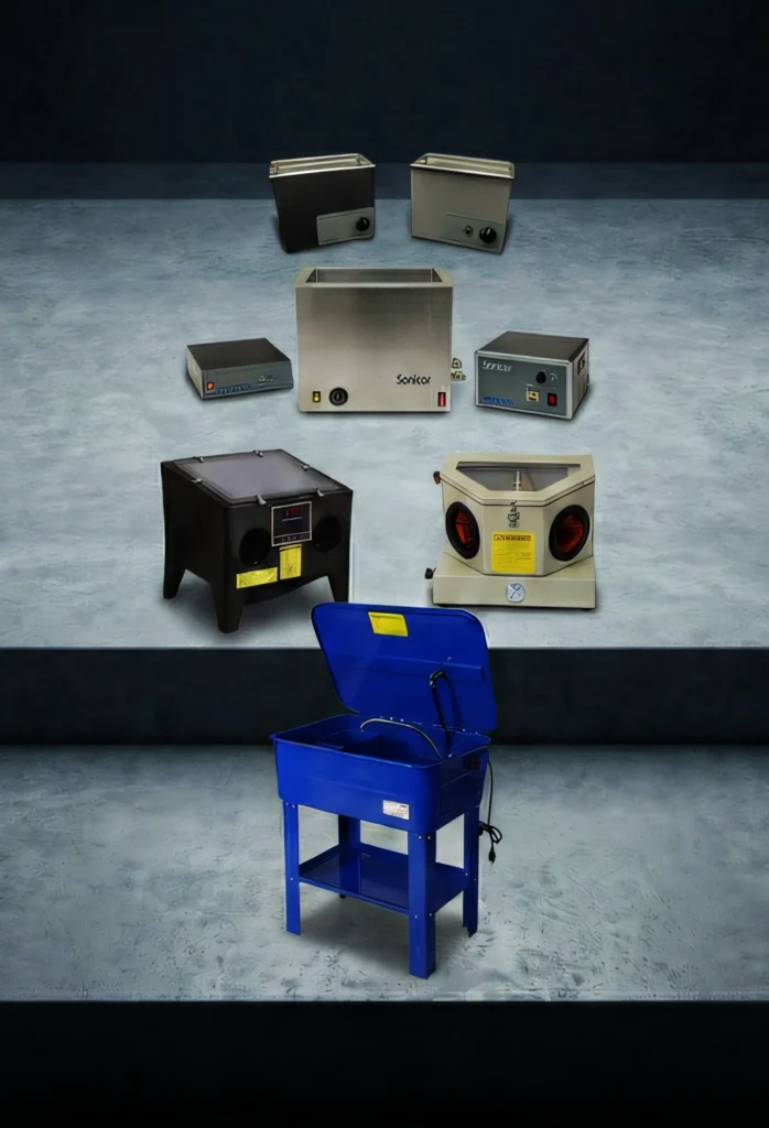 Cleaning Sonics Sand Blasting etc...